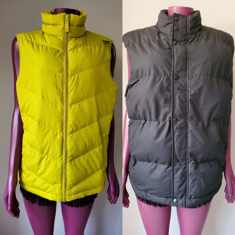 Set of 2 winter Puffer Vest/ Large & XL (SOLD)